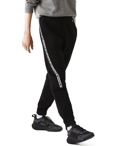 Pantalone tuta lacoste - lacoste, nero