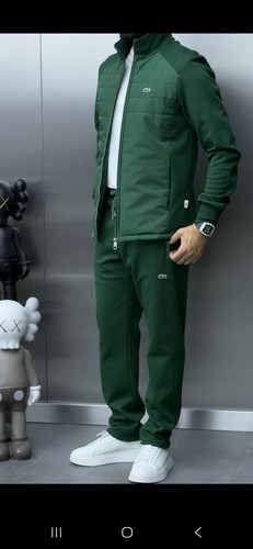 Lacoste tuta uomo verde - lacoste,