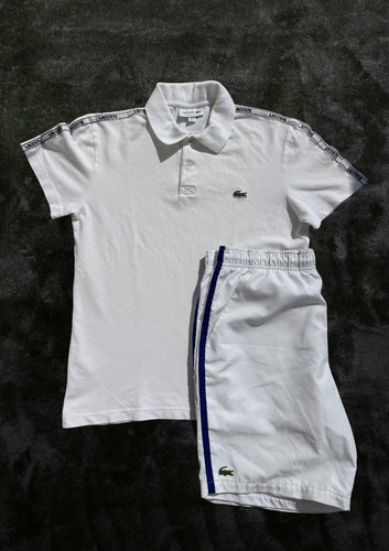 Completo lacoste bianco - bianco, taglia