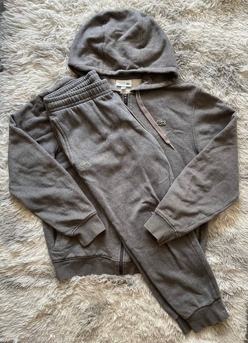 Tuta lacoste sport grigia - sport,