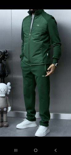 Lacoste tuta uomo verde 2 - uomo, s